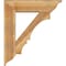 Ekena Millwork Balboa Traditional Rough Sawn Bracket w/ Offset Brace, Western Red Cedar, 8"W x 30"D x 34"H BKT0806X30X34BOA01RWR - alternate 3